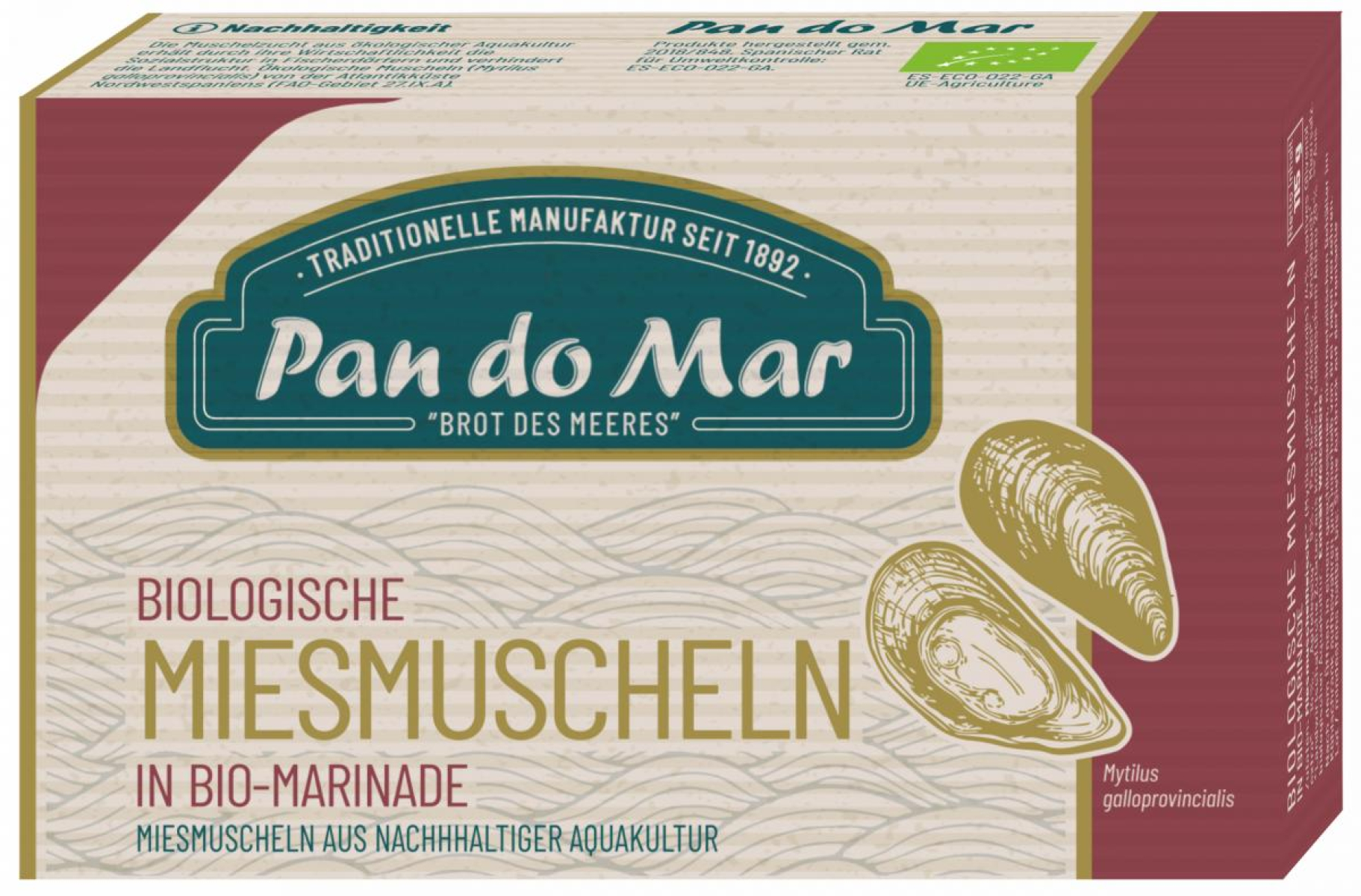 Miesmuscheln in Bio-Marinade