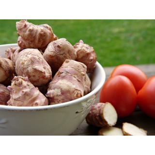 Topinambur aus eigenem Bio-Anbau