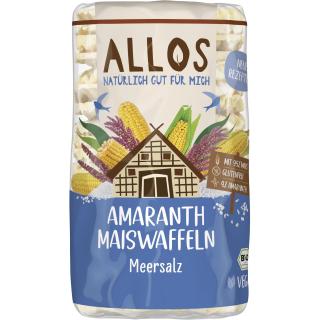 Amaranth-Mais-Waffeln mit Meersalz