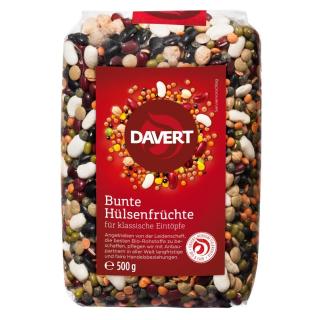 Bunte Hülsenfrüchte für Eintöpfe