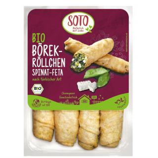 Börek Röllchen Spinat Feta (Vegetarisch)