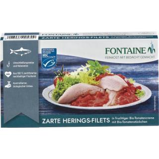 Heringsfilets in Tomatencreme