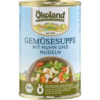 Gemüsesuppe mit Geflügel