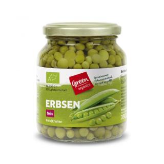 green Erbsen fein