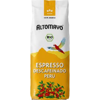 Bio-Espresso Bohnen, entkoffeiniert