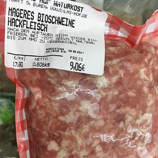 ostwestfälisches Schweinehackfleisch