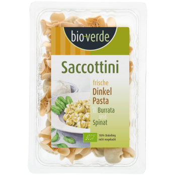 Saccottini burrata und Spinat