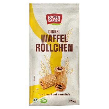 Waffelröllchen Natur