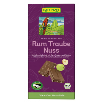 Schokolade, Rum-Trauben-Nuß