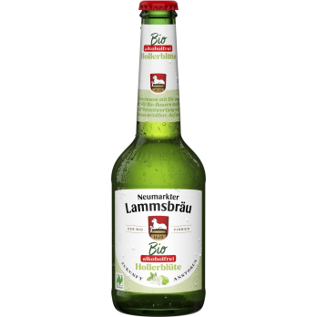 Lammsbräu alkoholfrei mit Hollerblüte