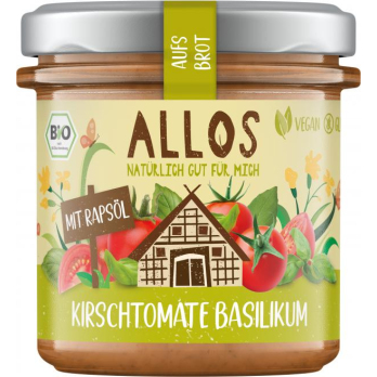 Aufs Brot Kirschtomate Basilikum