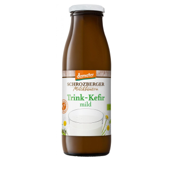 Demeter Trink-Kefir natur in der Pfandflasche