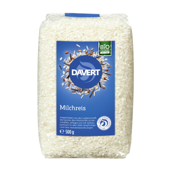 Milchreis weiß, rund