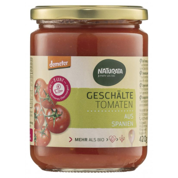 Geschälte Tomaten, demeter