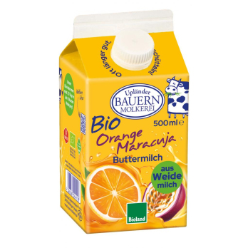 Upländer Buttermilch Orange-Maracuja
