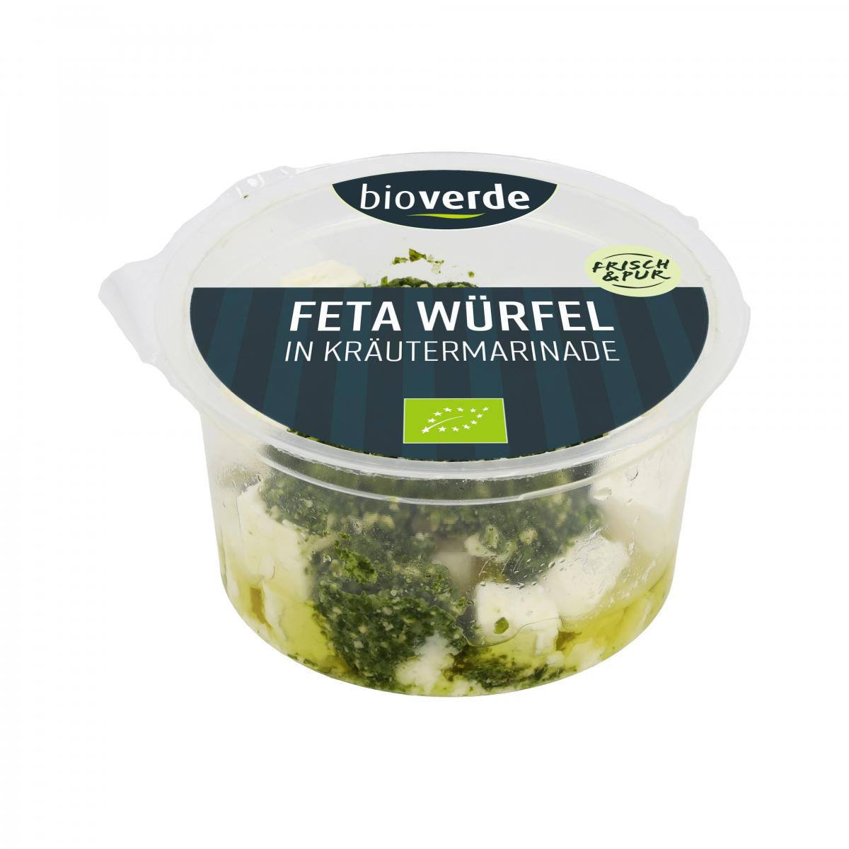 Feta-Würfel mit Kräutern