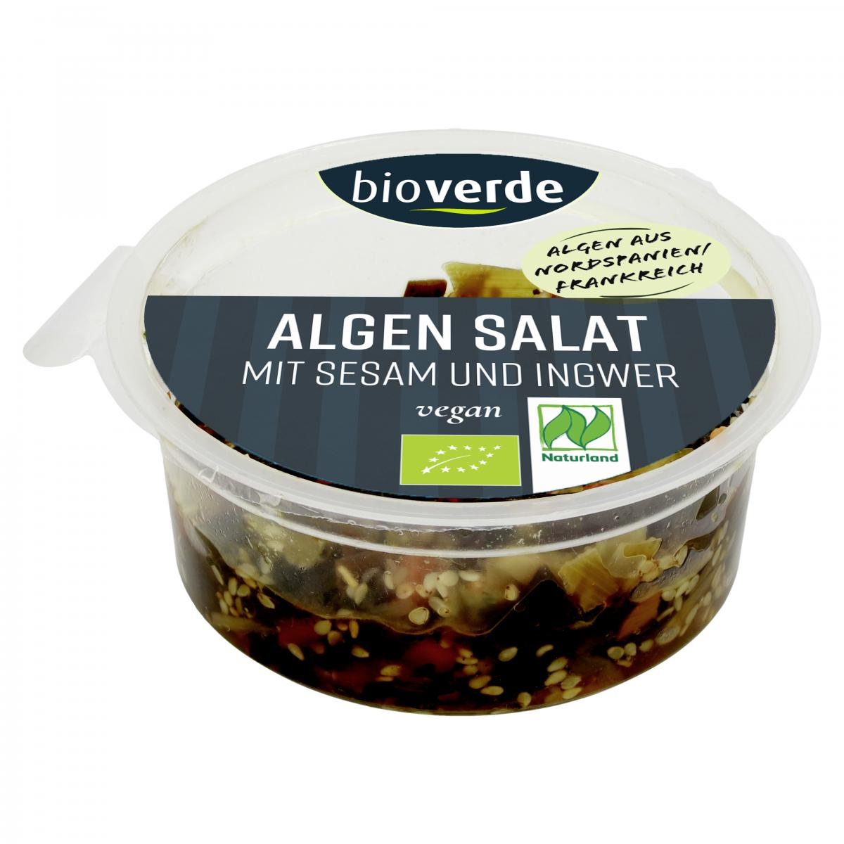 Algen-Salat mit Sesam+Ingwer