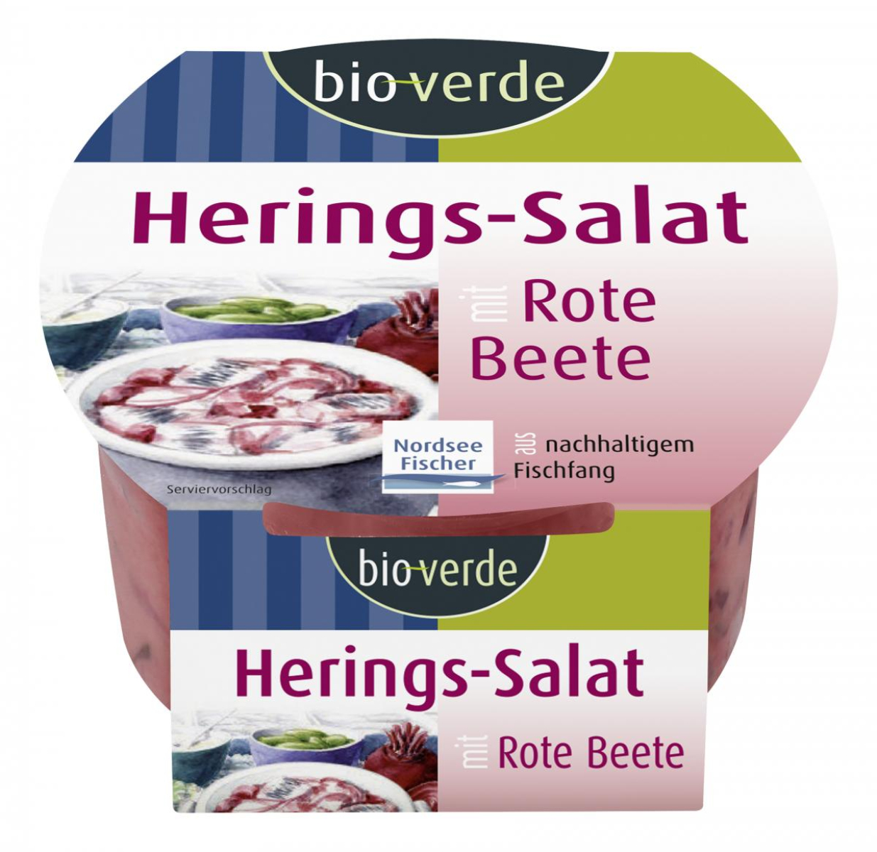 Herings-Salat mit Roter Beete