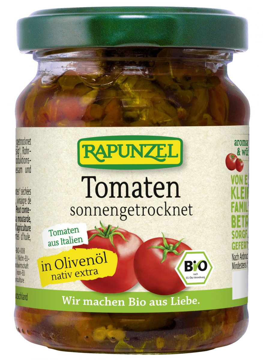 Getrockn. Tomaten in Olivenöl