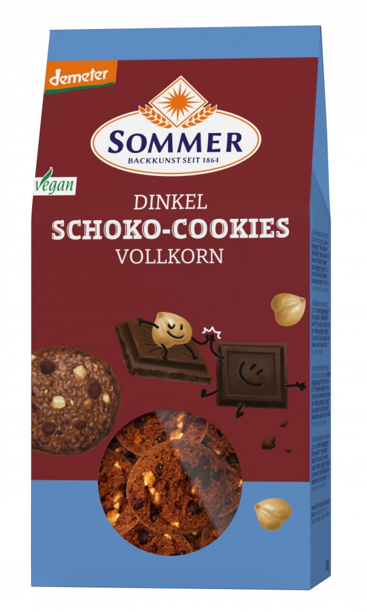 Dinkel Schoko Cookies (Vollkorn)