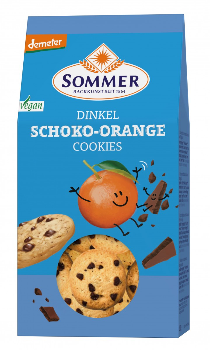 Cookies Dinkel Schoko Orange
