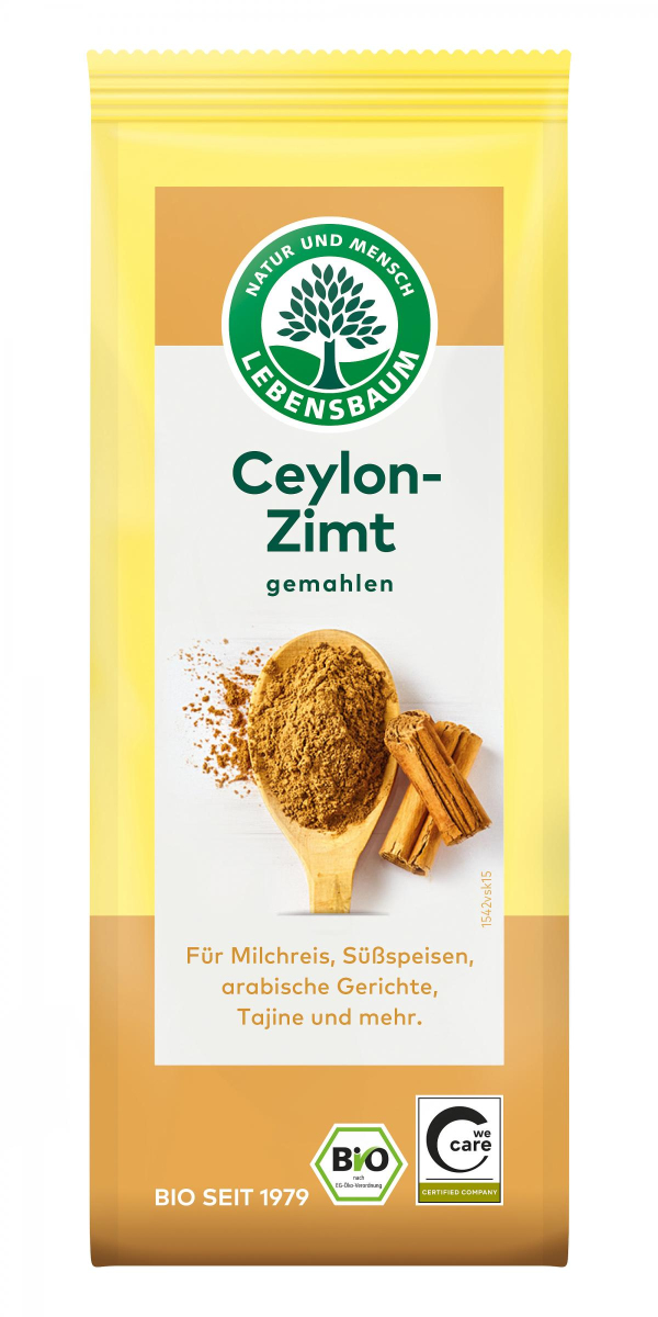 Ceylon-Zimt gemahlen, Tüte