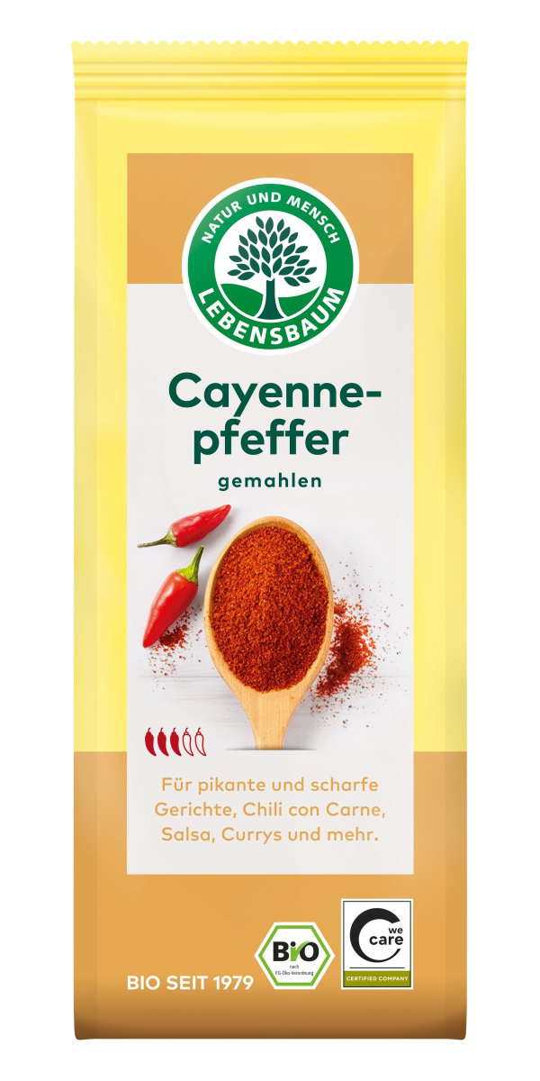 Cayennepfeffer, Tüte