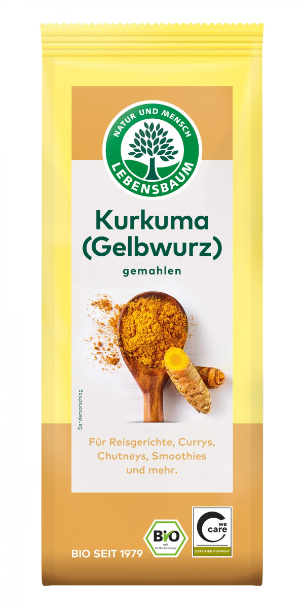 Kurkuma gem. (Gelbwurz) Tüte