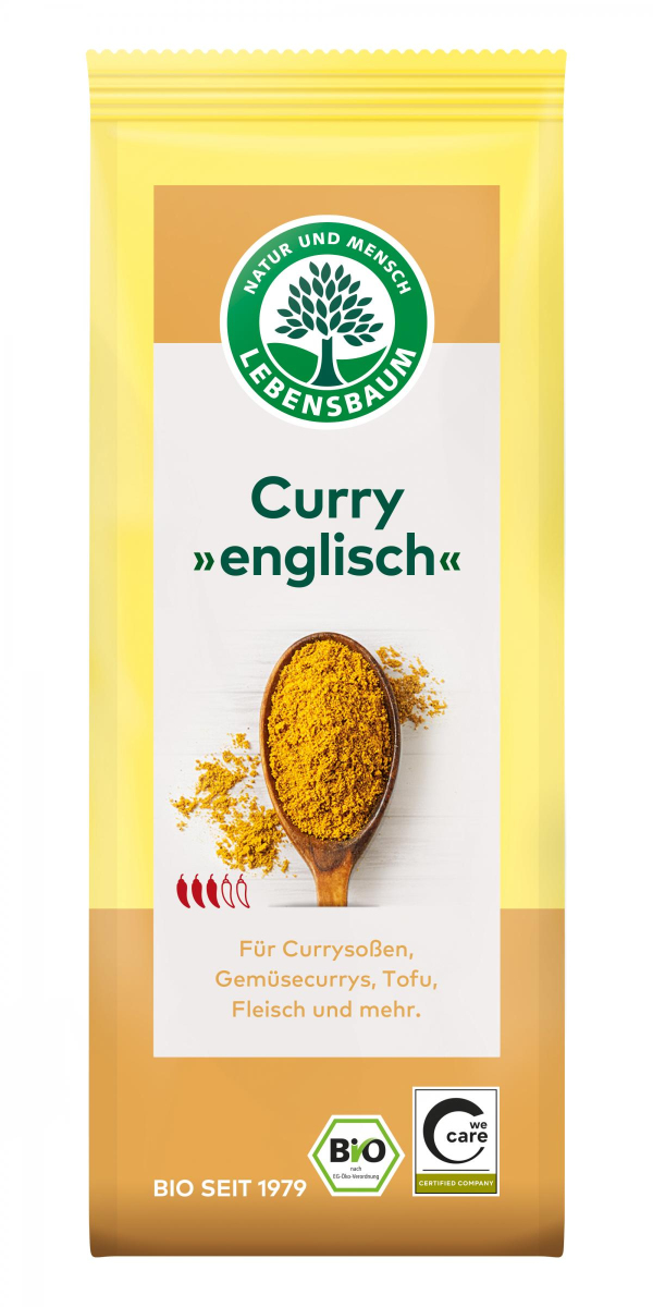 Currypulver, englisch, Tüte
