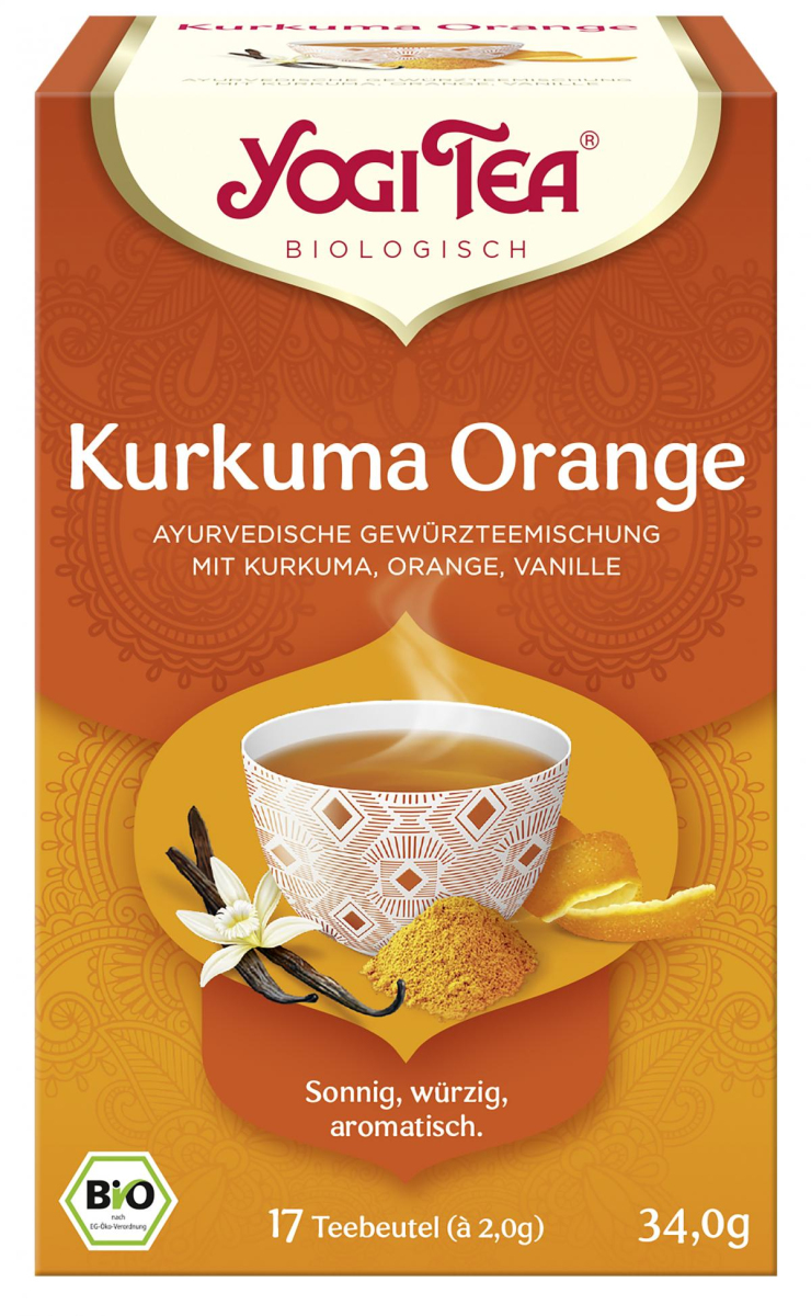 Yogi Tee Kurkuma Orange