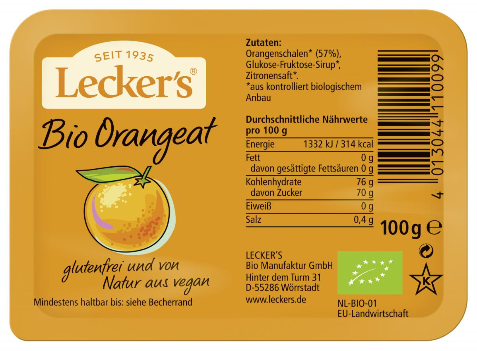 Lecker´s Bio Orangeat