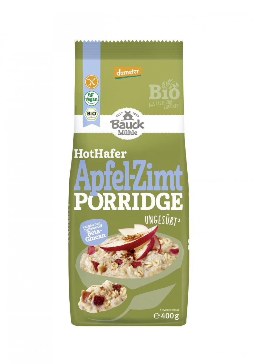 Hot Hafer Apfel-Zimt (glutenfrei)