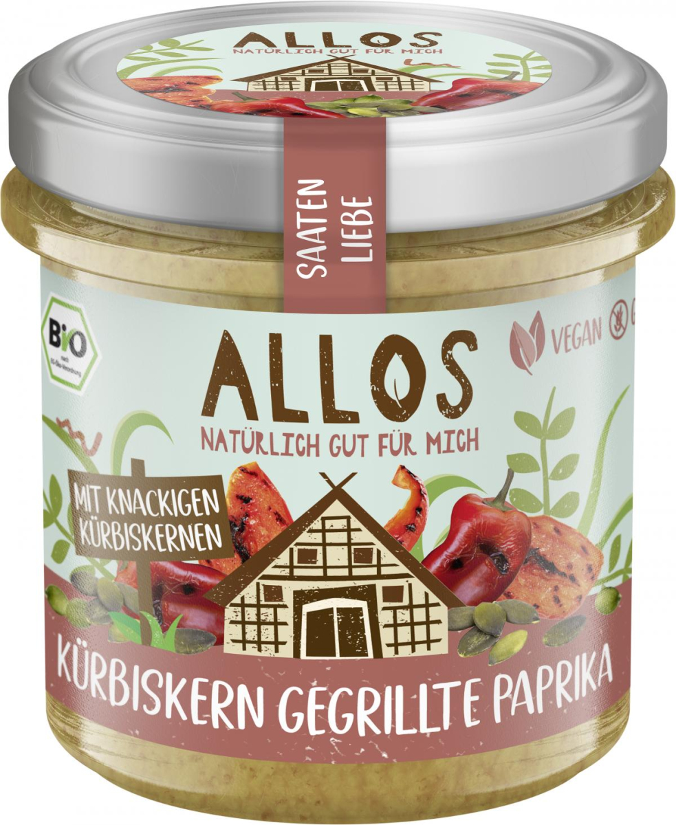 Saatenliebe Kürbiskerne gegrillte Paprika