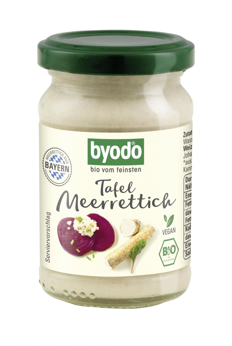 Tafel Meerrettich im Glas