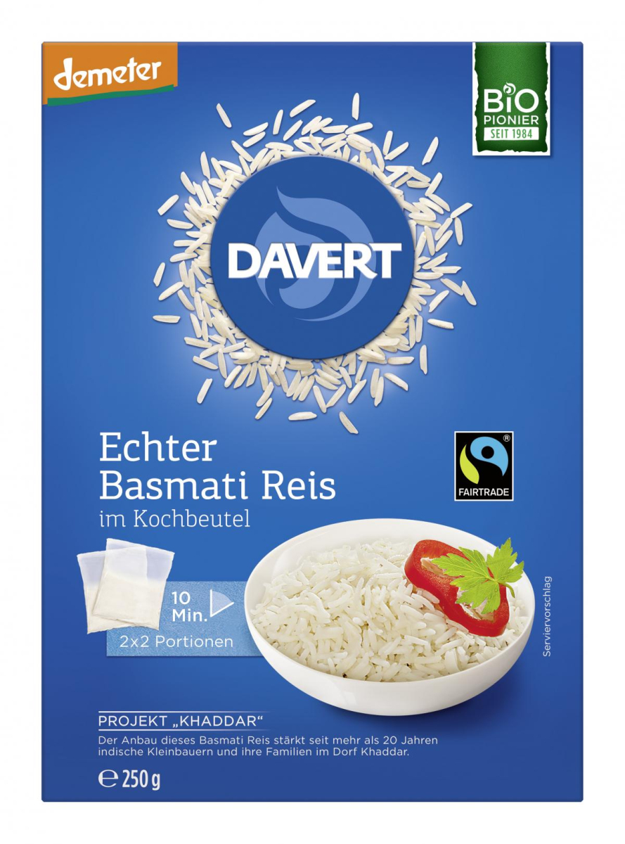 Demeter Basmati-Reis im Kochbeutel