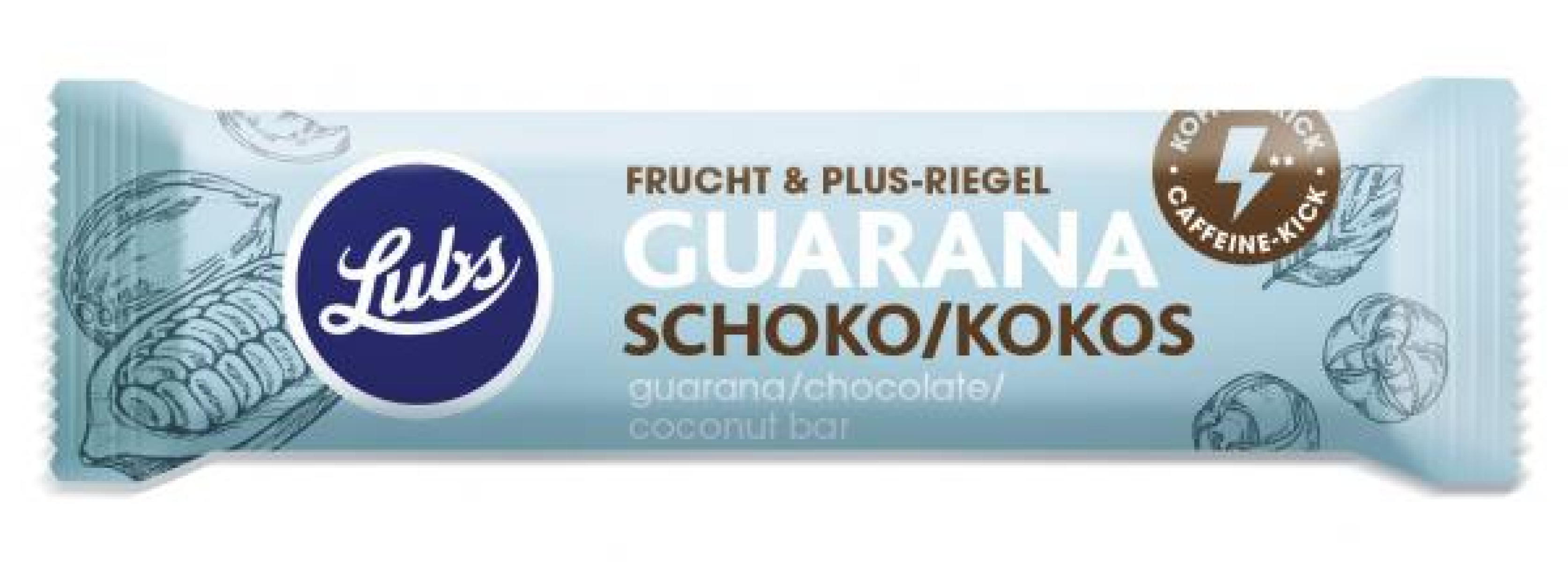 Guarana Schoko Kokos Riegel gf