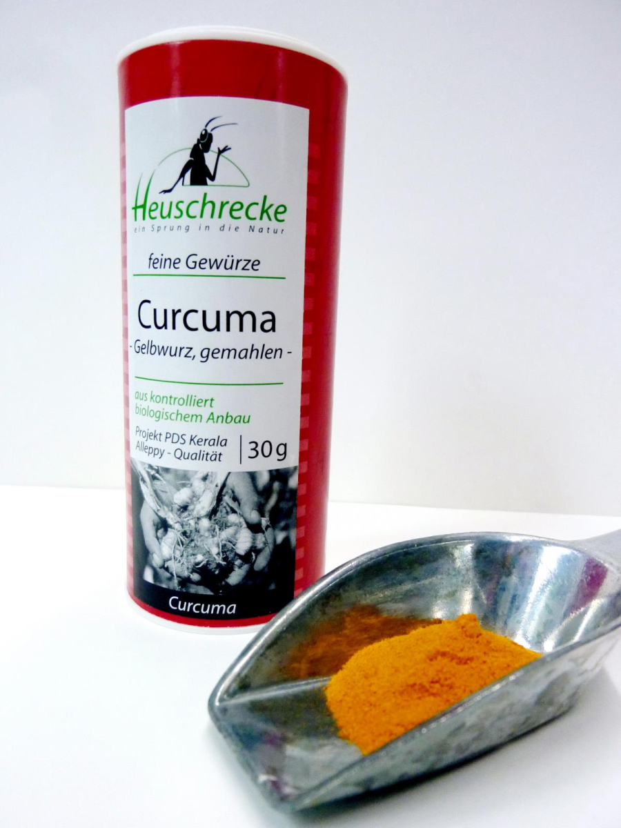 Curcuma, gemahlen