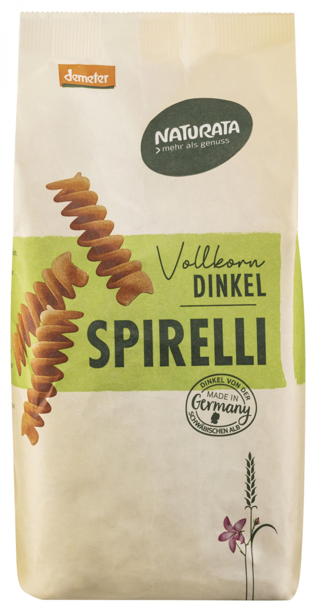 Dinkel Vollkorn Spirelli