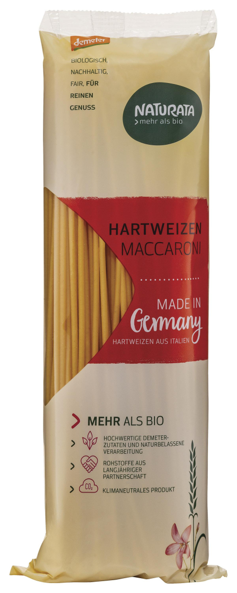 Hartweizen Maccaroni lang hell