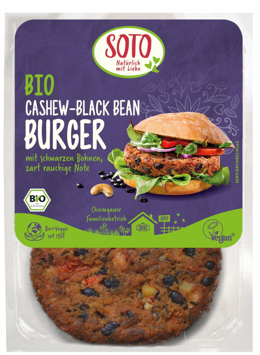 Burger Cashew Black Bean
