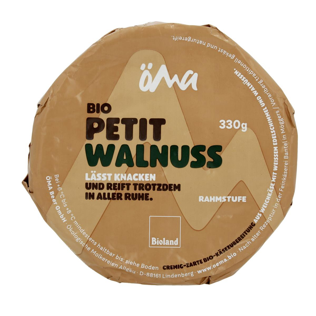 Le Petit Brie mit Walnüssen 330 g