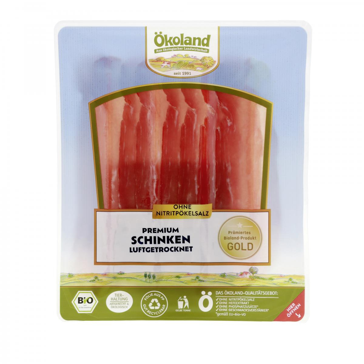 Premium Schinken, luftgetrocknet