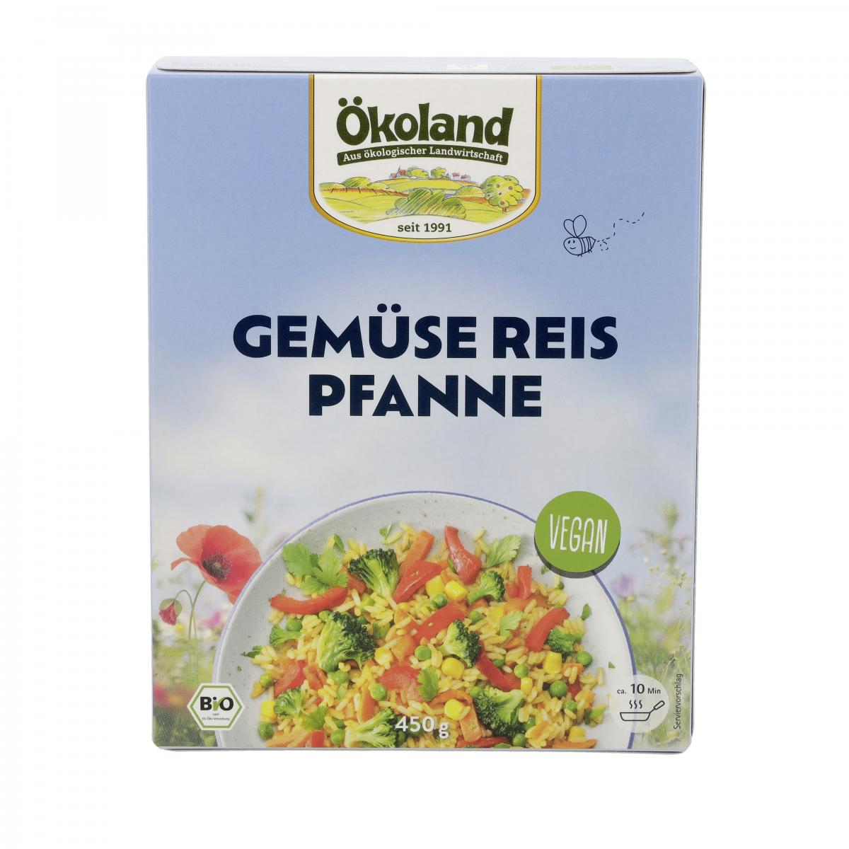 Gemüse Reis Pfanne