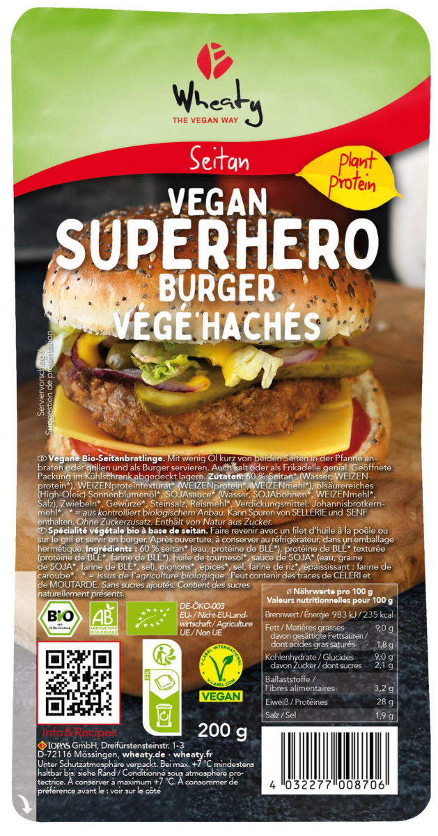 Veganer Super Hero Burger