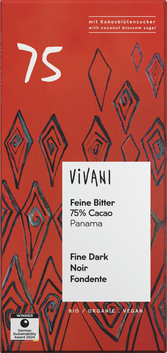 Feine Bitter mit 75% Cacao