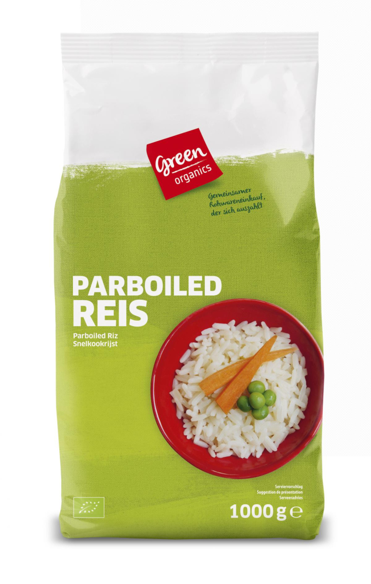 green Parboiled Reis lang