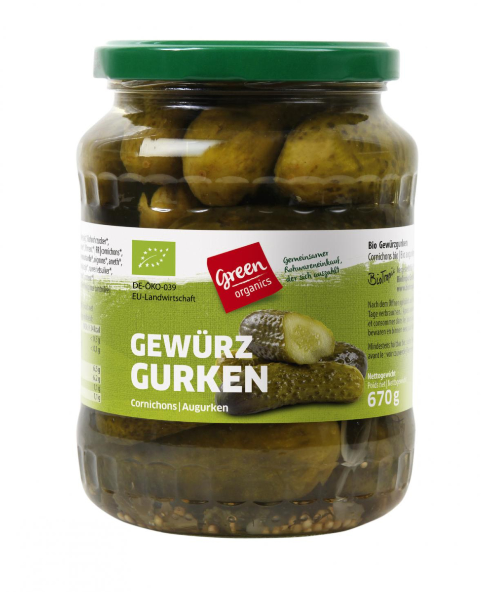 green Gewürzgurken