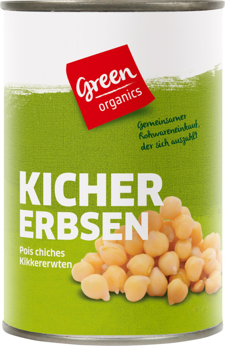 green Kichererbsen