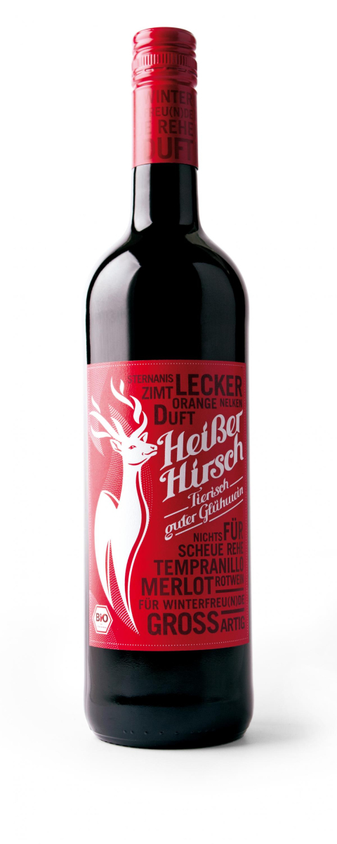 Heißer Hirsch Glühwein