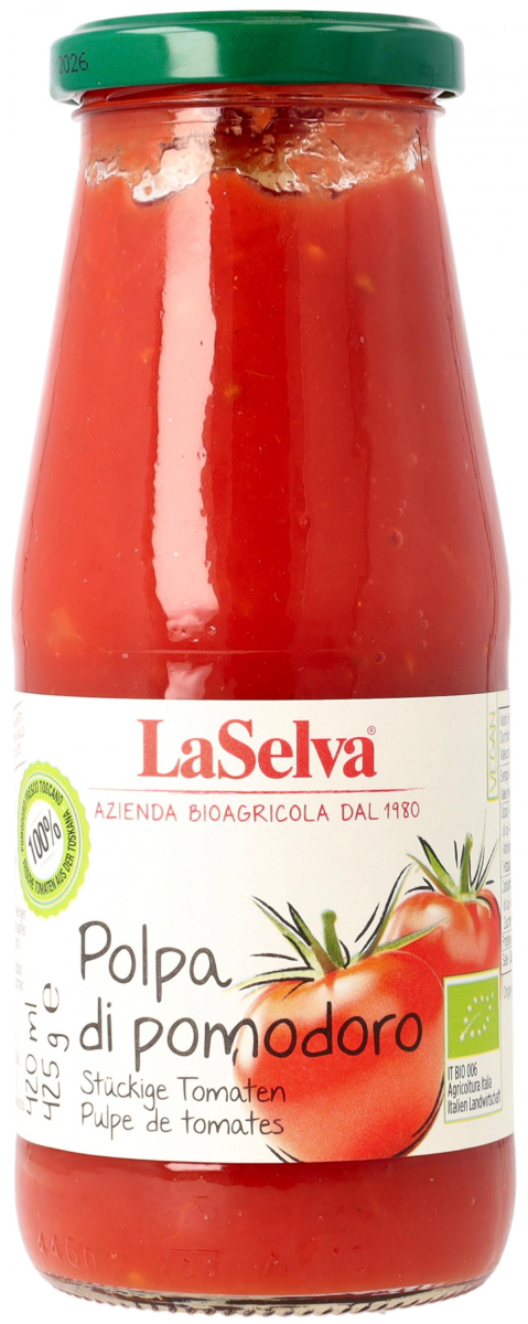 Tomatenpolpa ohne Salz